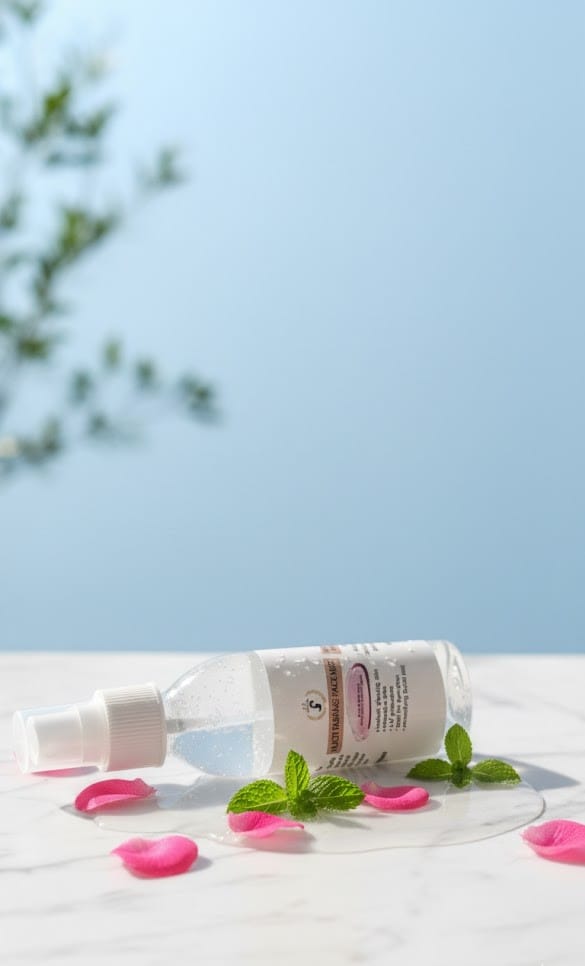 Multi tasking face mist