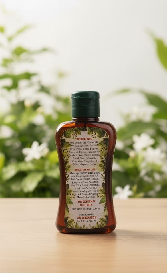 Red onion herbal hair oil