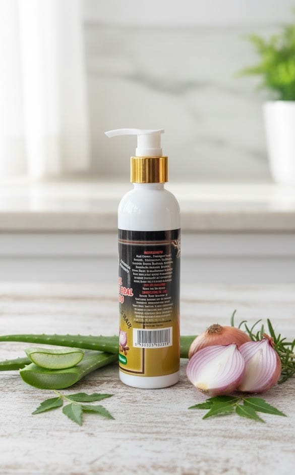 Natural protein herbal shampoo