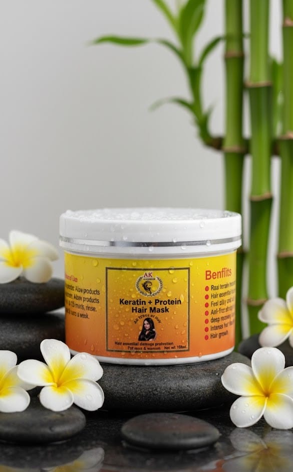 Keratin protein hair mask