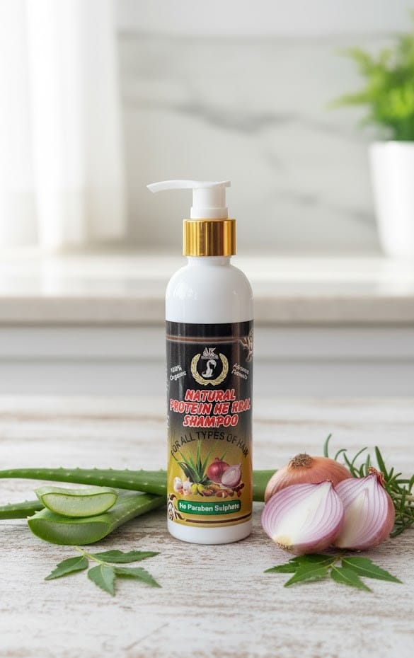 Natural protein herbal shampoo