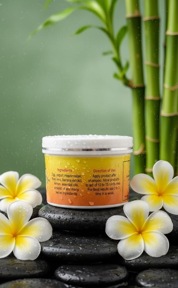 Keratin protein hair mask