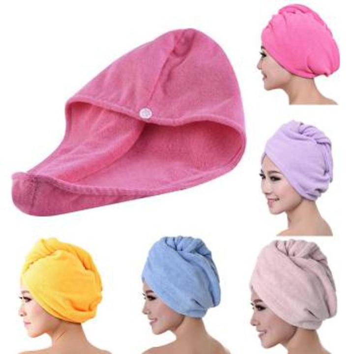 Super Absorbent Hair Turban Towel Cap