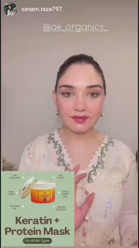 Keratin protein hair mask. (100ml)