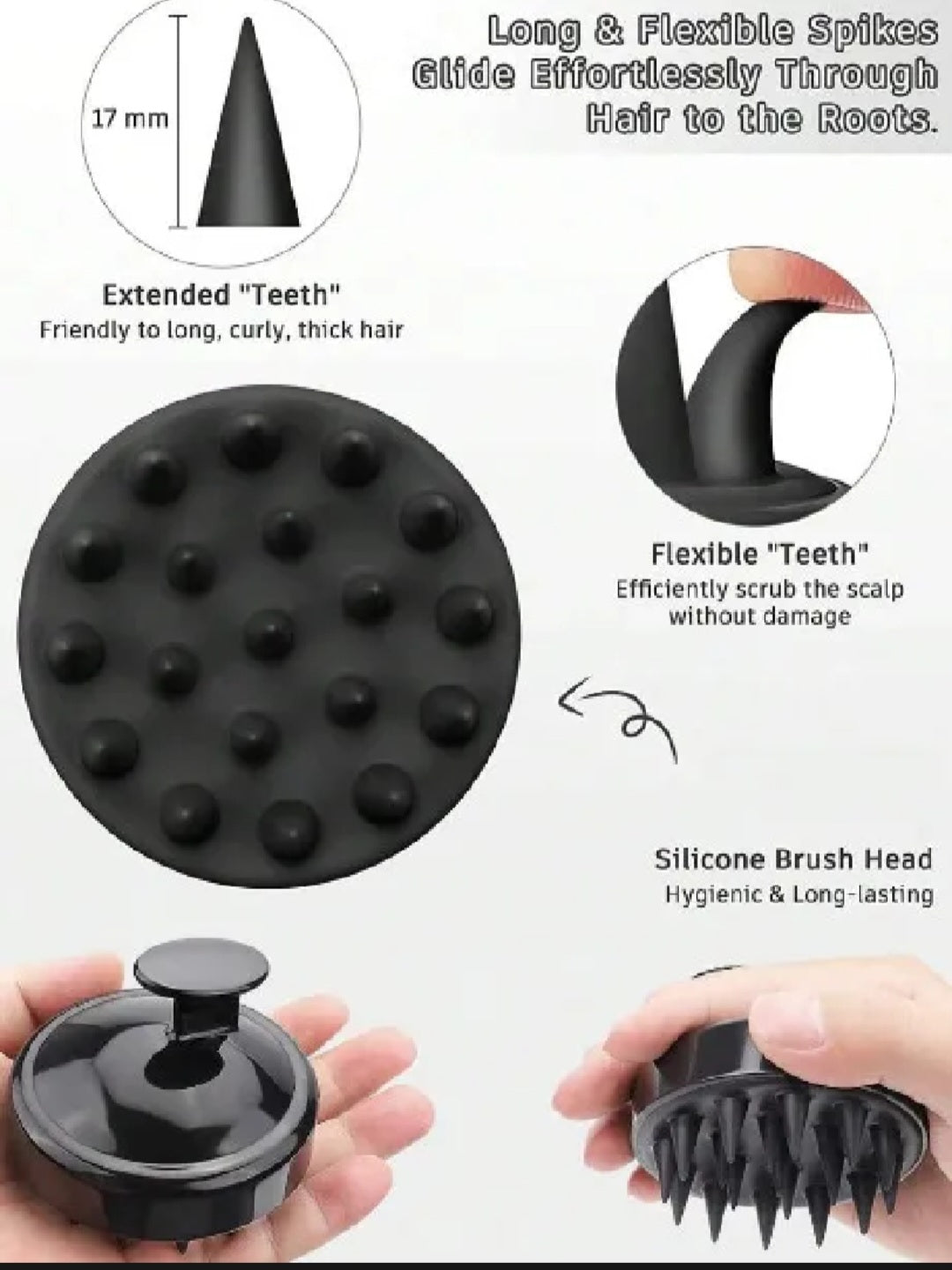 Silicone Scalp Massager Brush